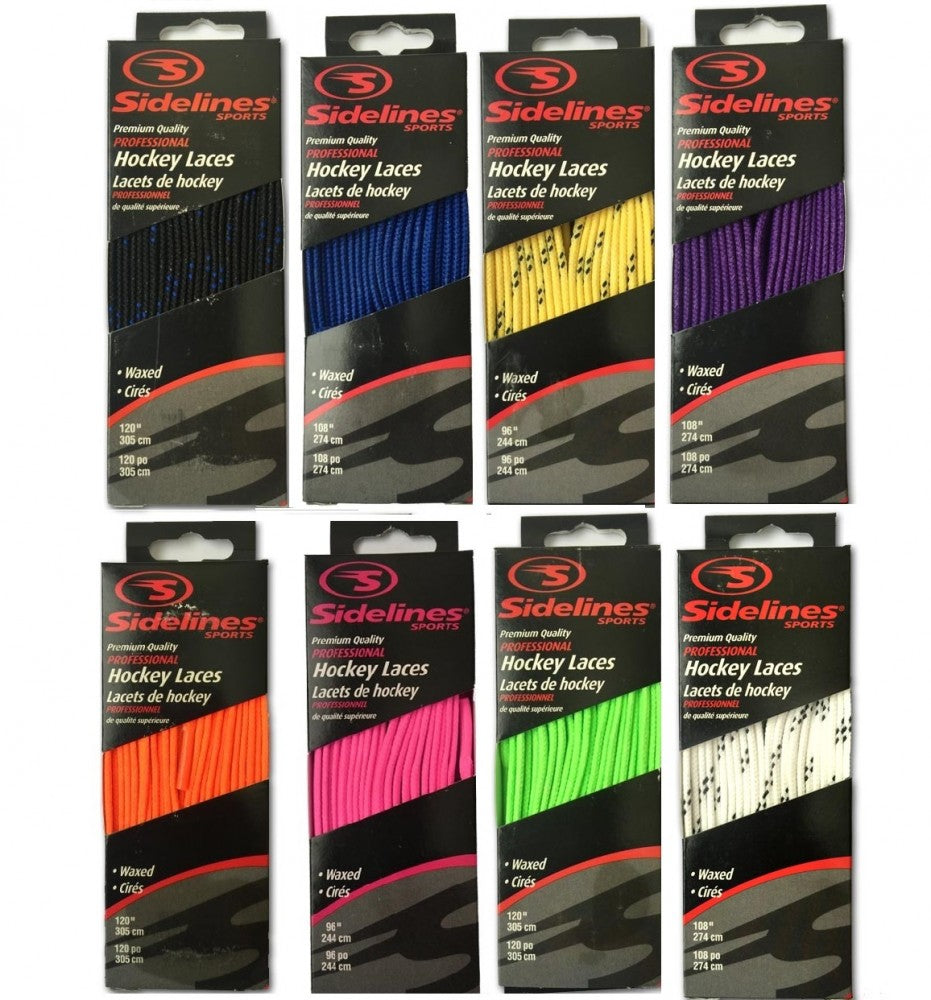 Schnürsenkel gewachst f. Eishockey Schlittschuhe 244-305 cm